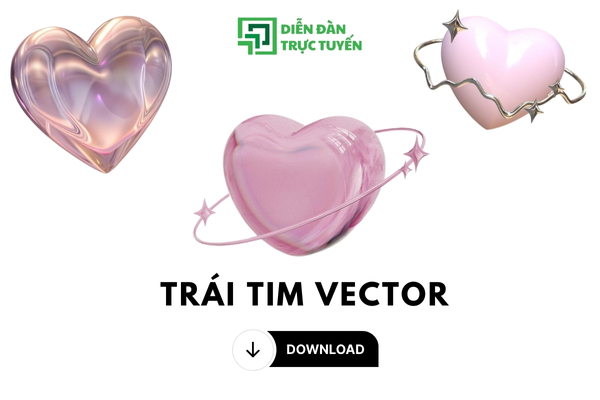 Ảnh đại diện trái tim vector