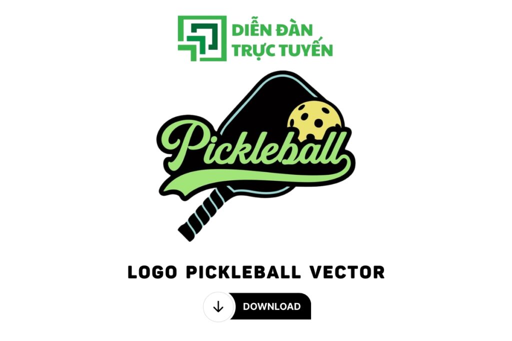 Free Download Pickleball Vector - Image, Art & Logo