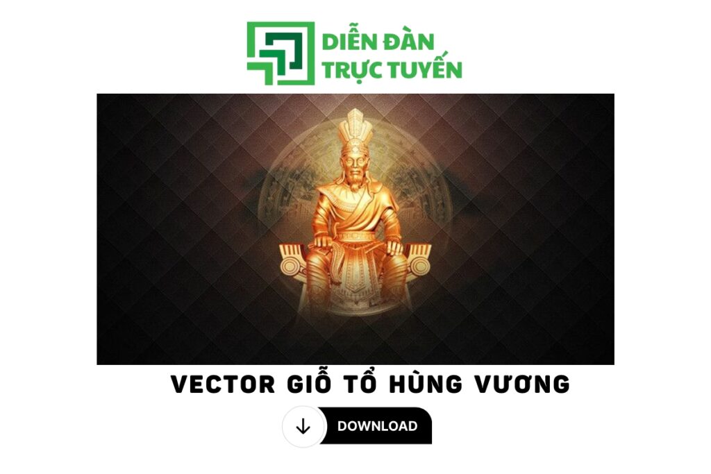 Vector giỗ tổ hùng vương