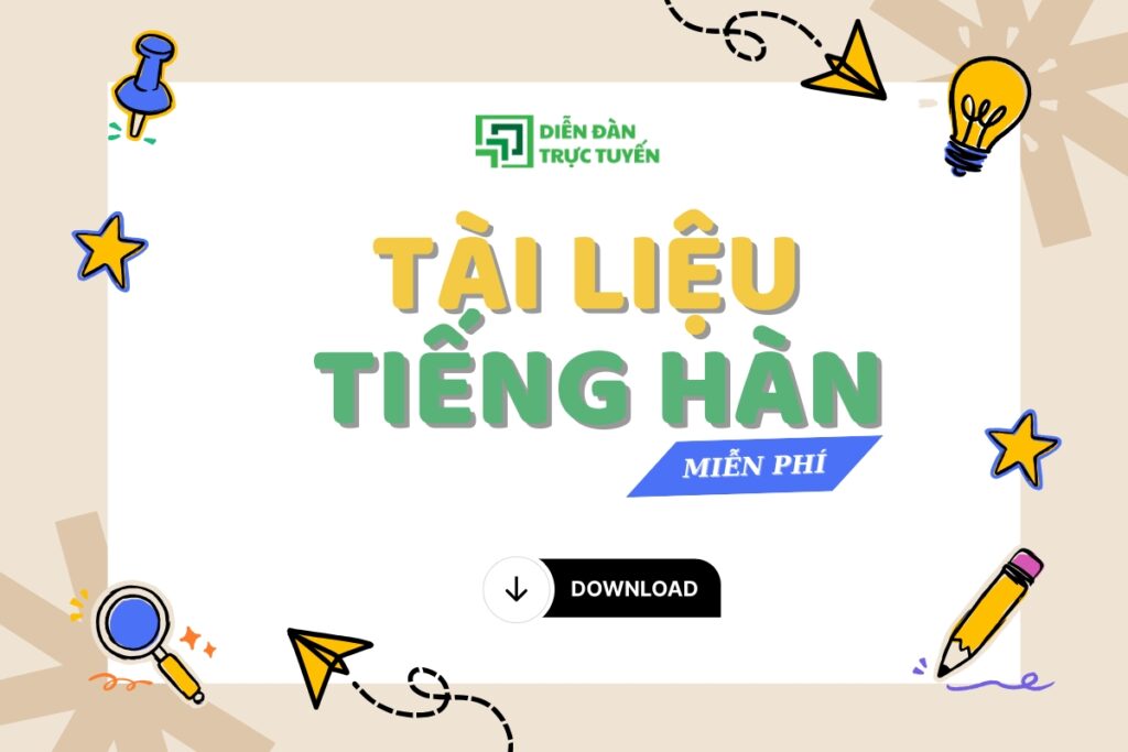 tài liệu tiếng hàn